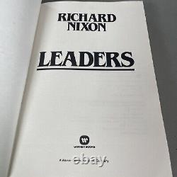 Signed! Leaders by Richard M. Nixon 1982 Warner 1st HCDJ