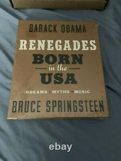 Signed Sealed Deluxe RENEGADES BORN IN THE USA Barack Obama & Bruce Springsteen