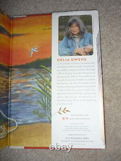 Signed WHERE THE CRAWDADS SING Deluxe Edition by Delia Owens, HC with DJ