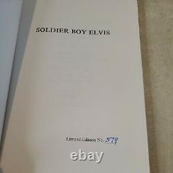 Soldier Boy Elvis Ira Jones Bill E Burk Hardcover Signed Autographed Inscribed