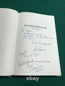 Soldier Boy Elvis by Bill E. Burk and Ira Jones 1992, Hardcover, Deluxe, Signed