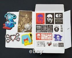 Space Invader Signed Sticker Sheet w Stuck Up STICKERS Vol 2 DELUXE SET LE X/400