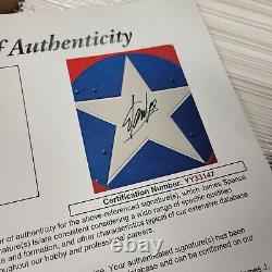 Stan Lee Autographed Signed Captain America 24 Deluxe Life-size Shield Jsa Loa