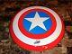 Stan Lee Signed Deluxe Marvel Full Size Prop Metal Shield Captain America + Coa