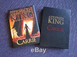 Stephen-King-Carrie-Deluxe Slipcased Edition. Cemetery Dance/SIGNED by ARTIST