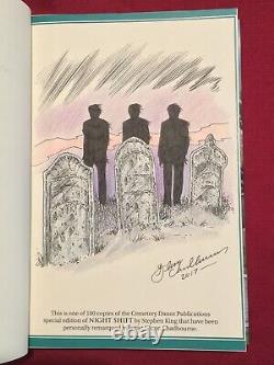 Stephen King Night Shift Signed Remarque Cemetery Dance Special Deluxe Ed. 2017