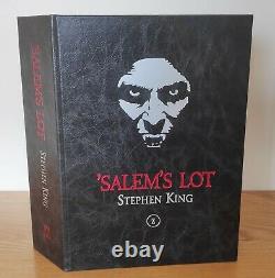 Stephen King Signed'Salem's Lot Deluxe Lettered 1/26 Edition c/w Artwork