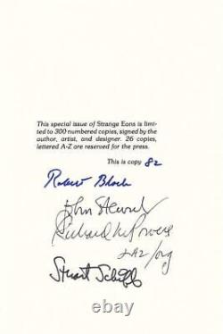 Strange Eons by Robert Bloch (First Edition) LTD Signed