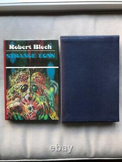 Strange Eons signed by Robert Bloch +3 (Hardcover, Limited, Slipcase, New)