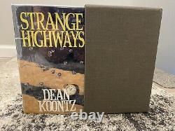 Strange Highways Dean Koontz Cemetery Dance Signed Deluxe Limited Edition #355