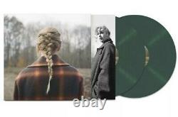 TAYLOR SWIFT Evermore Deluxe Green 2LP (Webstore Version) & Signed CD NEW