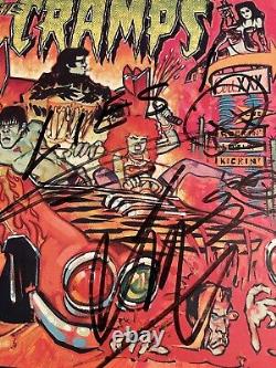 THE CRAMPS Box Set COMPLETE #457/3000 with LUX SIGNED Book Shirt Poster + Music