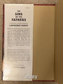 THE SINS OF THE FATHERS Signed by Stephen King & Lawrence Block Deluxe Edition