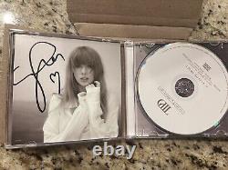 Tayler Swift Signed Photo The Tortured Poets Department CD Manuscript RARE HEART