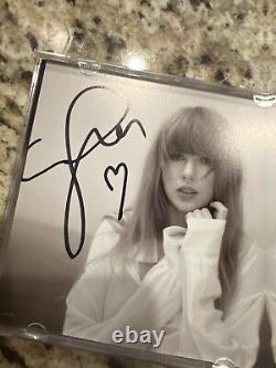 Tayler Swift Signed Photo The Tortured Poets Department CD Manuscript RARE HEART