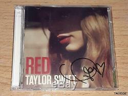 Taylor Swift CD Album RED Deluxe Edition Autographed Booklet Signed Cover