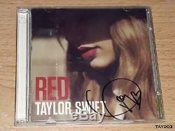 Taylor Swift CD Album RED Deluxe Edition Autographed Booklet Signed Cover