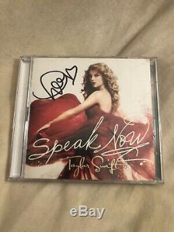 Taylor Swift signed autograph speak now deluxe target red exclusive cd RARE