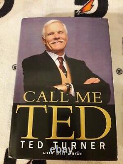 Ted Turner Call Me Ted Signed 1ST EDITION CNN TNT TBS ATLANTA BRAVES PSA DNA