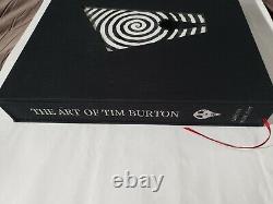 The Art of Tim Burton RARE Deluxe Hand Signed Book And Lithograph + Extras