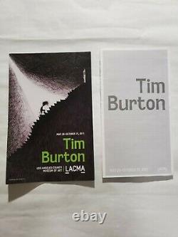 The Art of Tim Burton RARE Deluxe Hand Signed Book And Lithograph + Extras