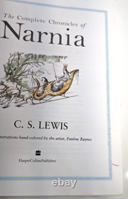 The Complete Chronicles of NARNIA by C. S Lewis/Pauline Baynes 1998 SIGNED Rare