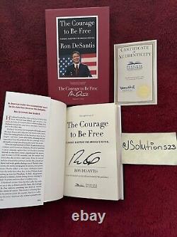 The Courage to Be Free Deluxe Set Signed by Ron DeSantis LIMITED Autographed