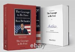 The Courage to Be Free Deluxe Set Signed by Ron DeSantis LIMITED Autographed