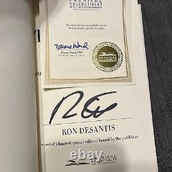 The Courage to Be Free SIGNED by Ron DeSantis Deluxe Collector's Edition