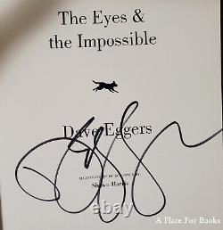 The Eyes and the Impossible Deluxe Wood-Bound Edition by Eggers-Signed Hardback