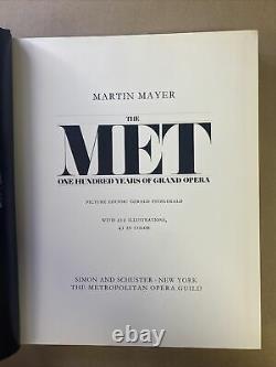 The Met 100 Years of Grand Opera by Martin Mayer(SIGNED COPY)