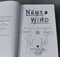 The Name of the Wind First Edition Deluxe Hardcover Printing 2017 4x signed NICE