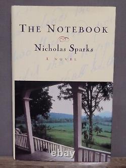 The Notebook by Nicholas Sparks SIGNED/AUTOGRAPHED WITH NO INSCRIPTION