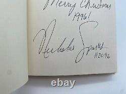 The Notebook by Nicholas Sparks SIGNED First Edition Fourth Printing HCDJ