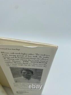 The Notebook by Nicholas Sparks SIGNED First Edition Fourth Printing HCDJ