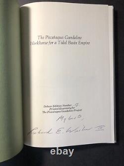 The Piscataqua Gundalow by Richard Winslow III SIGNED Limited Deluxe Edition HC