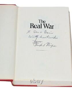 The Real War President Richard Nixon Signed Autographed First Edition Book
