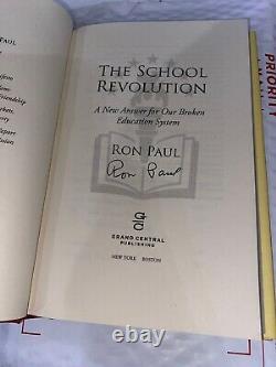 The School Revolution Ron Paul 2013, Hardcover SIGNED AUTOGRAPHED FIRST EDITION