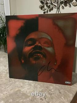 The Weeknd After Hours Signed Collectors Deluxe Edition Splatter Vinyl