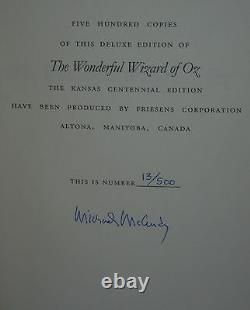 The Wonderful Wizard of Oz the Kansas Centennial Deluxe Edition #13/500 Signed