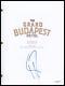 Tony Revolori The Grand Budapest Hotel Autograph Signed Script Screenplay Acoa