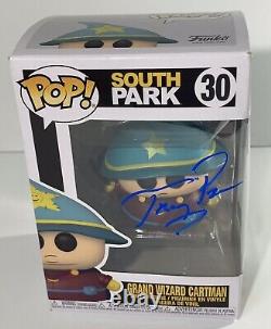 Trey Parker signed Cartman Funko Pop grand wizard 30 autograph rare beckett coa