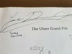 Ulster Grand Prix Paperback 1 July 1979 Signed by JOEY DUNLOP, MICK GRANT etc