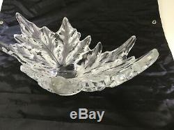 VTG FRENCH LALIQUE GRAND CHAMPS ELYSEES CENTER PIECE 18 Lead Crystal BOWL