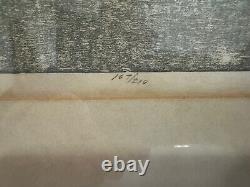 Vintage 1964 Paul Staub Signed Print Grand Banks Numbered 167/210