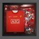 Wayne Rooney Signed And Deluxe Framed Manchester United Shirt With Coa £199