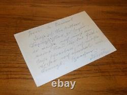 WW II German Navy SIGNED LETTER ADMIRAL DONITZ WITH HISTORY NICE