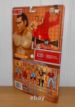 WWE Dynamite Kid Jakks Deluxe Classics wrestling figure SIGNED
