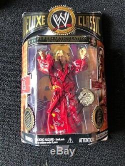 WWE WWF Classic Superstars Deluxe Ric Flair Signed Auto Wrestling Figure