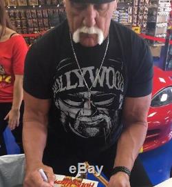 WWF Signed Deluxe Hulk Hogan Winged Eagle Heavyweight Belt Wrestling WWE With COA